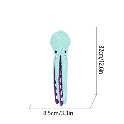 Pet Plush Octopus Toy