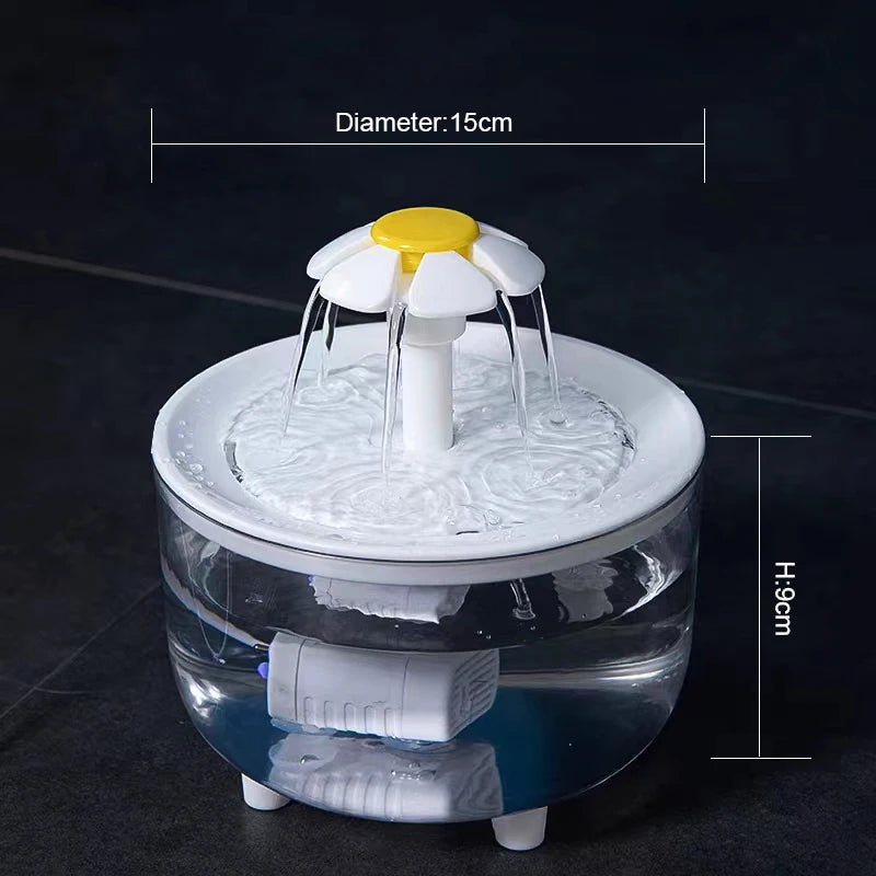 Pets Water Fountain Auto Filter USB