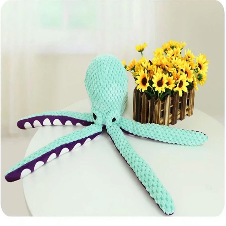 Pet Plush Octopus Toy