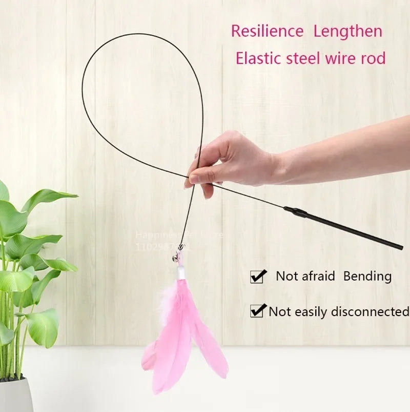 Cat Toy Cat Teaser Stick With Bell