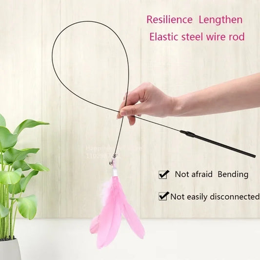 Cat Toy Cat Teaser Stick With Bell